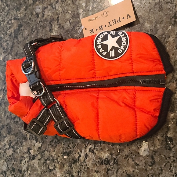 Waterproof Winter Jacket with Built-in Harness